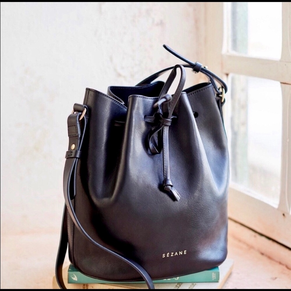 Sezane Farrow Bucket Bag